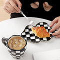 Black & White Ceramic Coffee Mug-Le Di Vita- | Le Di Vita