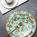 Azure Cyan A Set Of Three Plates-Le Di Vita- | Le Di Vita
