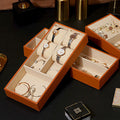 Reyna Mango Jewellery Box Set, Jewellery Storage Set, Orange-Le Di Vita- | Le Di Vita