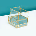Gold & Glass Multilayer Star Trinket Storage Box, Jewellery Box, Holder-Le Di Vita- | Le Di Vita
