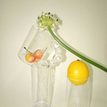Clear Glass Mug, Cylindric Cup-Le Di Vita- | Le Di Vita