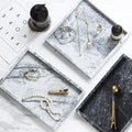 Suelo Marble Jewellery Tray Rectangle-Le Di Vita- | Le Di Vita