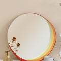 Geloo Pebble Mirror, Orange-Le Di Vita- | Le Di Vita