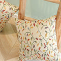 Rainforest Embroidered Bolster Cushion Set-Le Di Vita-45*45cm-2- | Le Di Vita