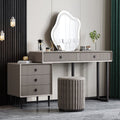 Lohko Dressing Table with Mirror and Drawer-Le Di Vita- | Le Di Vita