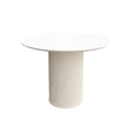 Hazel Round Dining Table, White-Le Di Vita- | Le Di Vita