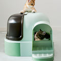 Tomsovic Cat Litter Box Cat Litter Tray With Scoop-Le Di Vita- | Le Di Vita