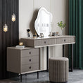 Lohko Dressing Table with Mirror and Drawer-Le Di Vita- | Le Di Vita