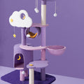 Alexia Purple Moon Cat Climber, Cat Tree, Small-Le Di Vita- | Le Di Vita