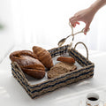 Natural Wicker Picnic Basket, Trays-Le Di Vita- | Le Di Vita