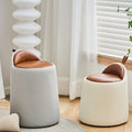 Alpha Dressing Table Stool, PU Leather-Le Di Vita- | Le Di Vita
