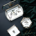 Reyna Vintage Glass Jewellery Box-Le Di Vita- | Le Di Vita