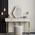 Lohko Dressing Table with Mirror and Drawer-Le Di Vita- | Le Di Vita
