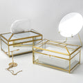 Gold Clear Tissue Box-Le Di Vita- | Le Di Vita