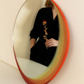Geloo Pebble Mirror, Orange-Le Di Vita- | Le Di Vita