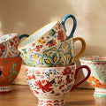 Cane Floral Cup, Mug, Multiple Styles Available-Le Di Vita- | Le Di Vita