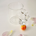 Clear Glass Mug, Cylindric Cup-Le Di Vita- | Le Di Vita