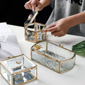 Reyna Vintage Glass Jewellery Box-Le Di Vita- | Le Di Vita