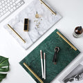 Gold & Marble Jewellery Tray Rectangle-Le Di Vita- | Le Di Vita