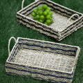 Natural Wicker Picnic Basket, Trays-Le Di Vita- | Le Di Vita