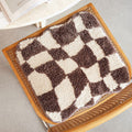 Checkerboard Cushion Seat Pad, Black & White-Le Di Vita- | Le Di Vita