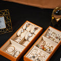 Reyna Mango Jewellery Box Set, Jewellery Storage Set, Orange-Le Di Vita- | Le Di Vita