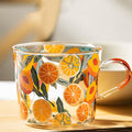 Clear Ripple Glass Mug-Le Di Vita- | Le Di Vita