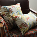 Rainforest Embroidered Bolster Cushion Set-Le Di Vita-30*50cm-1- | Le Di Vita