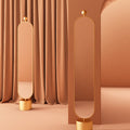 Aurora Gold Full Length Mirror-Le Di Vita- | Le Di Vita
