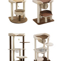 Leandra Cat Climber, Cat Tree, White
