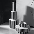 Dee Tong Vase, Black & White-Le Di Vita- | Le Di Vita