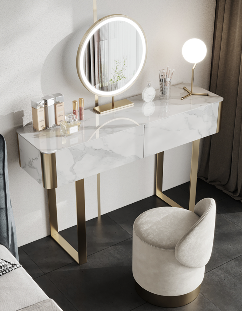 Blakely Dressing Table | Marble Gold Dressing Table Le Di Vita Blakely Dressing Table | Marble Gold Dressing Table Le Di Vita