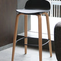 Lole Walnut Bar Stool-Le Di Vita- | Le Di Vita