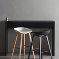 Vogue Walnut Bar Stool, White-Le Di Vita-White- | Le Di Vita