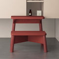 Norma Utility Footstool, Hallway Stool-Le Di Vita-Red- | Le Di Vita