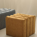 Erica Toast Ottoman, Linen-cotton-Le Di Vita- | Le Di Vita