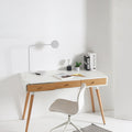 N21 Aviator Office Desk, Oak-Le Di Vita- | Le Di Vita