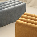 Erica Toast Ottoman, Linen-cotton-Le Di Vita- | Le Di Vita