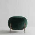 Pumpkin Footstool-Le Di Vita-Dark Green- | Le Di Vita
