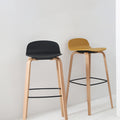 Lole Walnut Bar Stool-Le Di Vita- | Le Di Vita