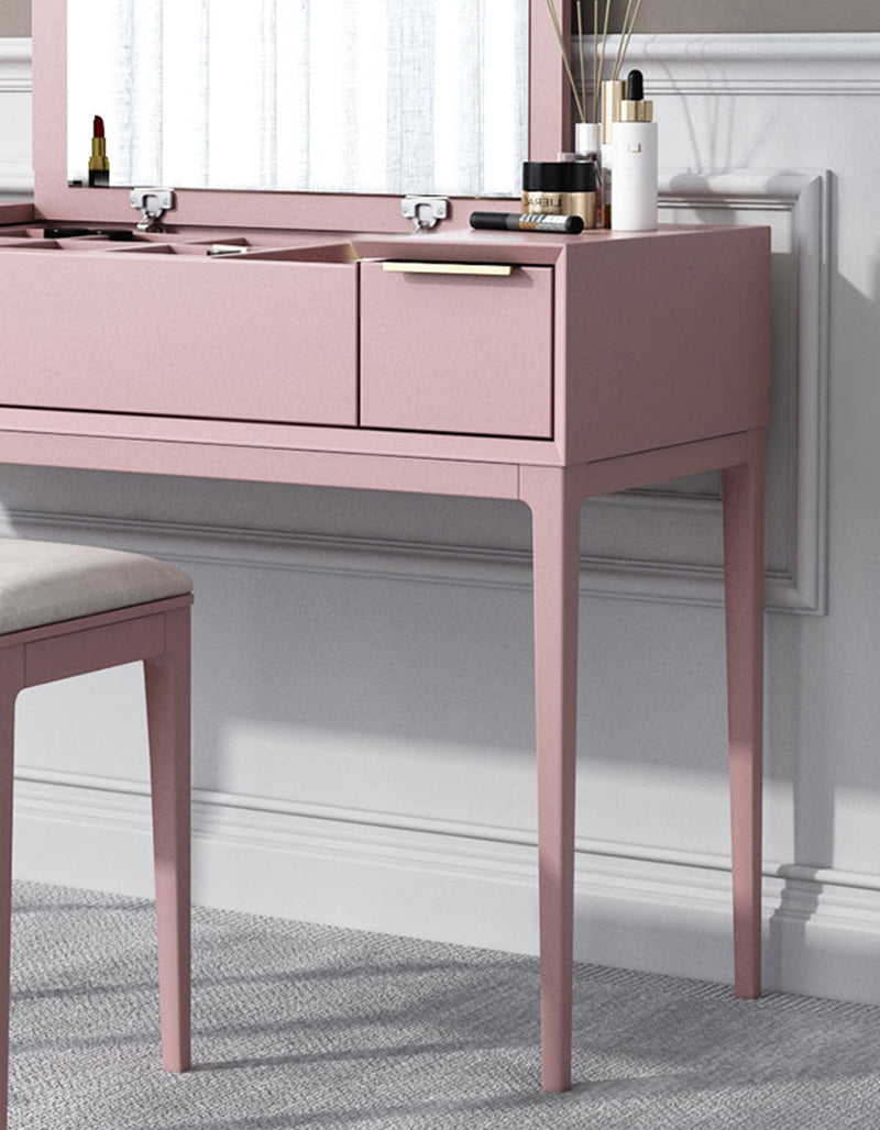 Fia Dressing Table with Mirror | Pink Dressing Table Le Di Vita Fia Dressing Table with Mirror | Pink Dressing Table Le Di Vita