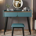 Tulip Dressing Table With LED Mirror And Stool-Le Di Vita- | Le Di Vita