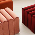 Erica Toast Ottoman, Velvet-Le Di Vita- | Le Di Vita