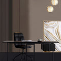 Theodoric Office Desk, Black-Le Di Vita- | Le Di Vita