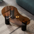 Amado Coffee Table, Glass-Le Di Vita- | Le Di Vita