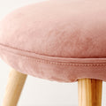 Blanche Velvet Dressing Table Stool-Le Di Vita- | Le Di Vita