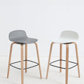 Lole Walnut Bar Stool-Le Di Vita- | Le Di Vita