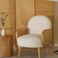 Juno Rattan Armchair-Le Di Vita-White- | Le Di Vita