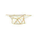 Gold & Glass Clear Jewellery Box, Glass Tray-Le Di Vita- | Le Di Vita