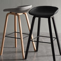 Vogue Walnut Bar Stool-Le Di Vita- | Le Di Vita